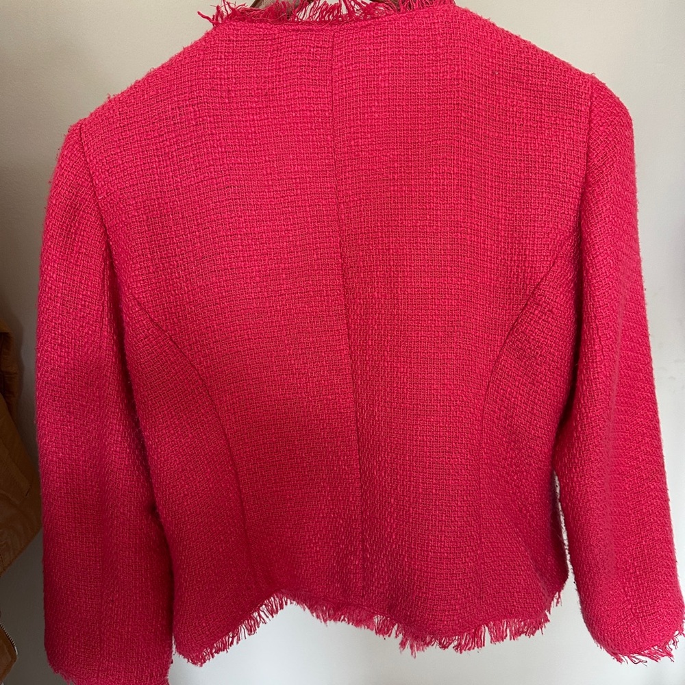 Cynthia Rowley Pink Tweed Jacket - Picture 4 of 4